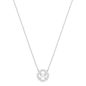 ★【美品】SWAROVSKI フラワー ネックレスピアス セット 5408439 スワロフスキー SWAROVSKI ネックレス ピアス セット