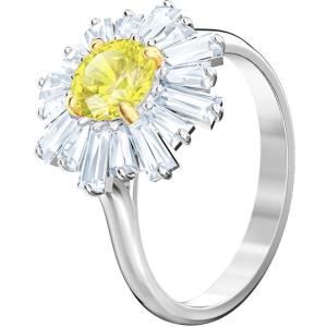 SWAROVSKI ETERNAL FLOWER オープンリング 指輪 イエロー