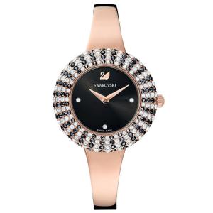 スワロフスキー　腕時計　SWAROVSKI ブラック　ゴールド importfan_sw5275043