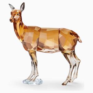 スワロフスキー　SWAROVSKI  灰色オオカミ　ウルフ　置物　オブジェ SWAROVSKI スワロフスキー ハイイロ オオカミ Swarovski SCS