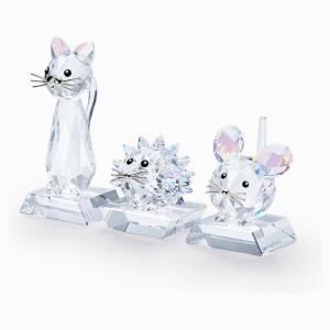 SWAROVSKI スワロフスキー Swarovski 置物 猫 子ネコ クリスタル SWAROVSKI スワロフスキー Swarovski 置物 猫 子ネコ クリスタル