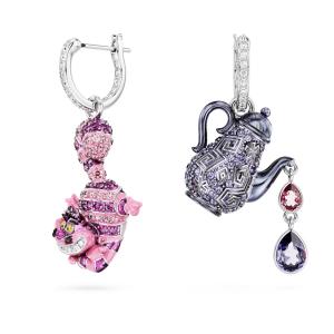 スワロフスキー Swarovski ディズニー 不思議の国のアリス Alice in Wonderland ドロップピアス 猫 ティーポット 5682806｜スワロフスキー通販プラネタリウム