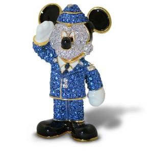 スワロフスキー Swarovski 『Disney Arribas Jeweled ミッキーマウス - 空軍』 7409055360318P｜planetarium