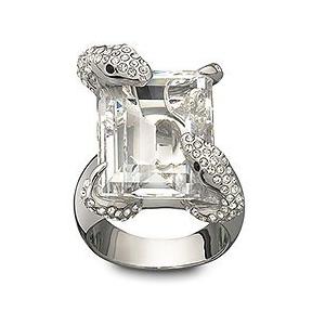 日本完売★SWAROVSKI★Curiosa スクエアリング 指輪 グリーン Curiosa リング, スクエア・カット, グリーン, ゴールドトーン