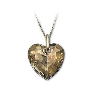 SWAROVSKI（スワロフスキー） 『Heart Golden Teak ペンダント
