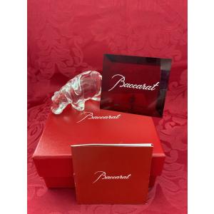 Baccaratバカラ 大型犬 フィギュリンクリスタル オブジェ バカラ Baccarat 置物 ドッグ 犬 クリスタル フィギュリン