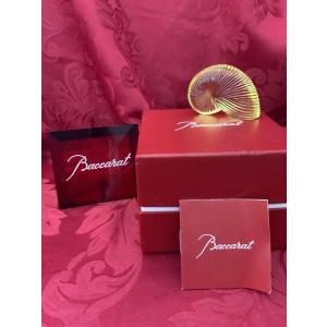 バカラ（Baccarat） カエル 緑色のクリスタル フィギュリン