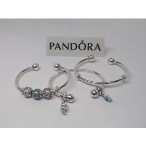 Pandora ブレスレット 18 箱付き PANDORA（パンドラ） ブレスレット Silver Open Bangle Bracelet 箱