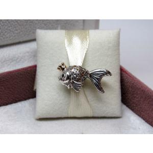 PANDORA（パンドラ） チャーム 鯉 ハート コイン Good Fortune Carp