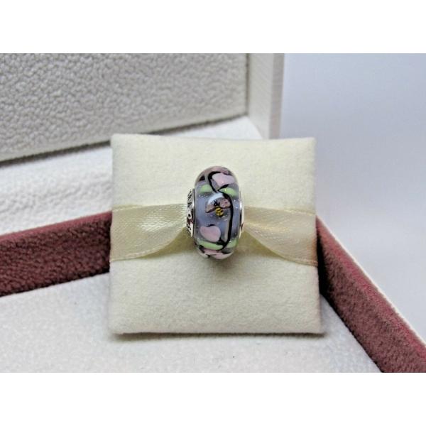 Pandora パンドラ チャーム Enchanted Garden Glass Murano Ch...