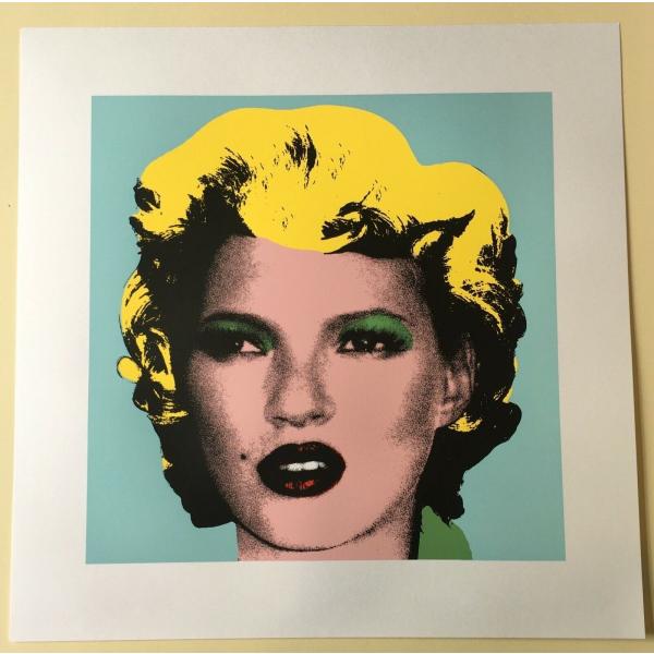 Banksy バンクシー KATE MOSS ケイトモス WCP リプロダクション シルクスクリーン...