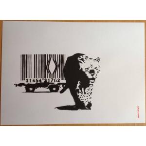 Banksy バンクシー BARCODE シルクスクリーン プリント WCP SCREEN PRINT リプロダクション 現代アート｜スワロフスキー通販プラネタリウム