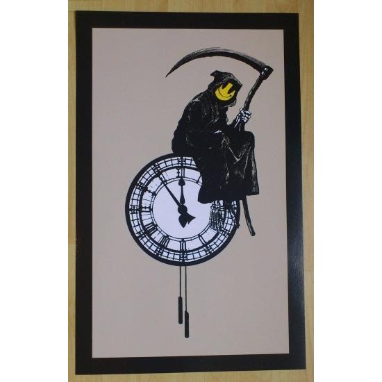 Banksy バンクシー GRIN REAPER WCP リプロダクション シルクスクリーン プリン...