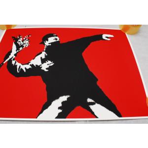 Banksy バンクシー LOVE IS IN...の詳細画像2
