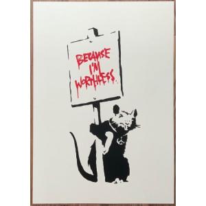 Banksy バンクシー KATE MOSS ケイトモス WCP リプロダクション