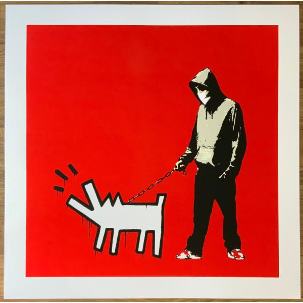 WCP Banksy バンクシー CHOOSE YOUR WEAPON RED リプロダクション シ...