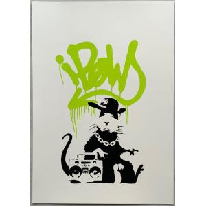 バンクシー ケイトモス WCP版　シルクスクリーン　額入り　リプロダクション Banksy バンクシー KATE MOSS ケイトモス WCP リプロダクション