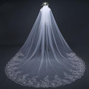 ウェディングベール ロング 300cm 400cm 500cm ホワイト