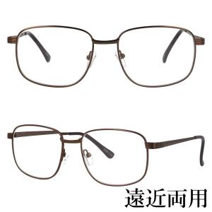 遠近両用メガネ 老眼鏡 シニアグラス 下部小玉レンズ 境目あり 下部度