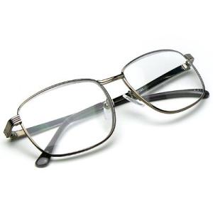 [11度数から選択できる0.25刻み]老眼鏡 シニアグラス おしゃれ メガネケース付 男性用 シンプ...