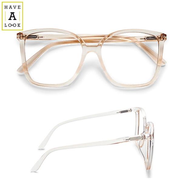 [新型モデル]【ブルーライト49%カット】Have a look ハブアルック 老眼鏡 NYMPH ...