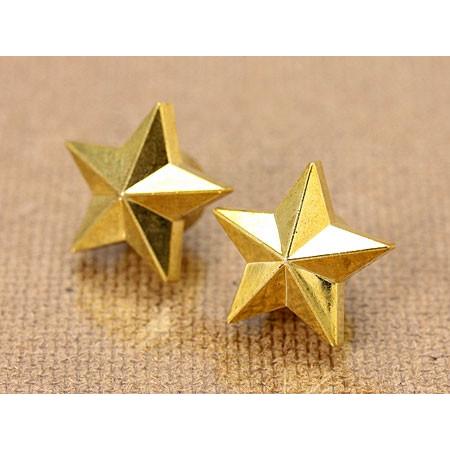 エアバルブキャップ スター（星） 2個セット ゴールド