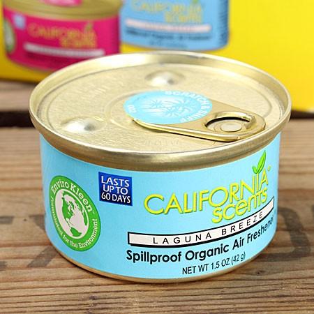 カリフォルニアセンツ 芳香剤 エアフレッシュナー 缶タイプ ラグナブリーズの香り [車/アメリカ]