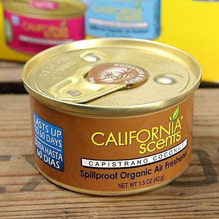 カリフォルニアセンツ 芳香剤 エアフレッシュナー 缶タイプ キャピストラノココナッツの香り [車/ア...