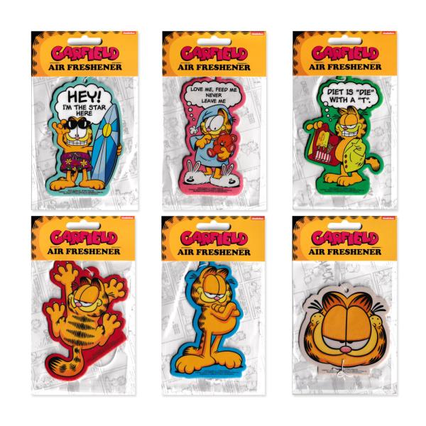 ガーフィールド 芳香剤 車 エアフレッシュナー 吊り下げ キャラクター アメリカ ネコ 猫 おしゃれ...