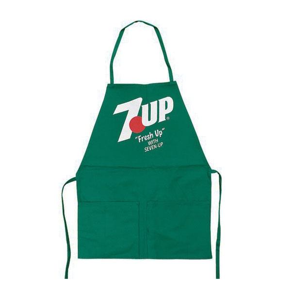 セブンアップ エプロン おしゃれ アメリカン ポケット メンズ レディース コットン キャンプ ガー...