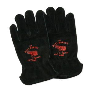 ワークグローブ 牛革 作業 アウトドア キャンプ ガーデニング アメリカン Vintage Work Glove BEST WORKER｜planfirst