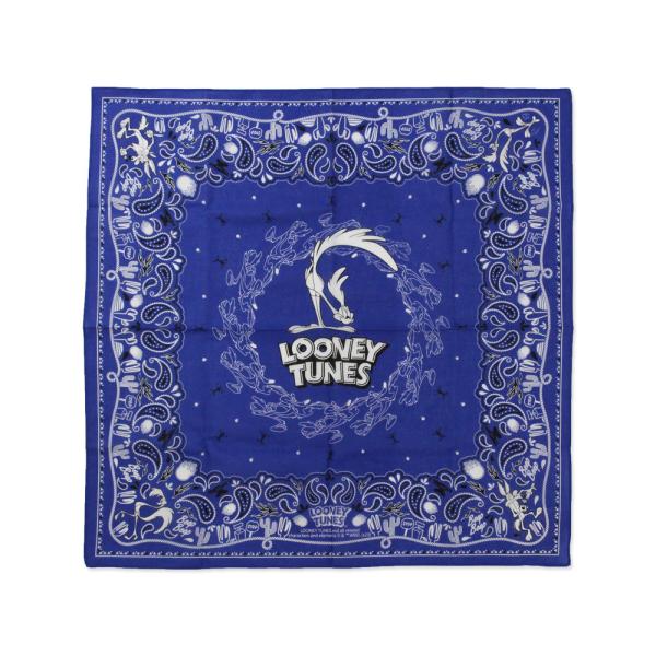 ロードランナー バンダナ 大判 ペイズリー おしゃれ かっこいい キャラクター アメリカ アメカジ ...