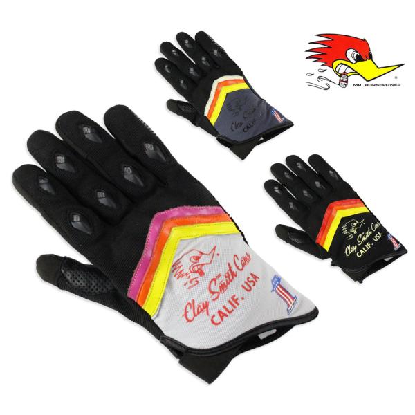 クレイスミス バイク グローブ 春 夏 メンズ メッシュ 合皮 おしゃれ かっこいい ナックルガード...