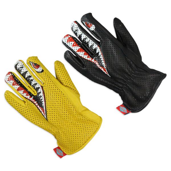 ジャムズゴールド バイク グローブ 春 夏 メッシュ 革 レザー ミリタリー ストリート おしゃれ ...