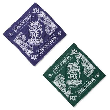 ラットフィンク バンダナ 大判 おしゃれ かっこいい キャラクター アメリカ アメ車 バイク ホット...