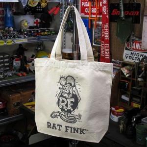 ラットフィンク Rat Fink トートバッグ おしゃれ メンズ レディース キャンバス コットン キャラクター アメリカ アメカジ ナチュラル｜planfirst