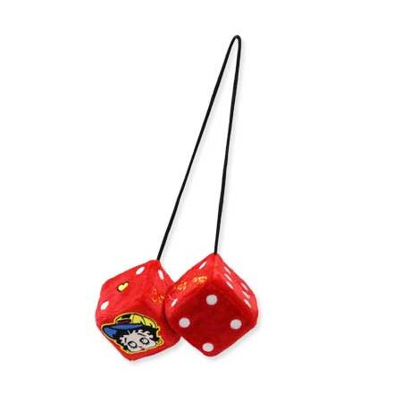 ベティ・ブープ BETTY BOOP ファジーダイス サイコロ ダイス ルームミラー 飾り アメリカ...