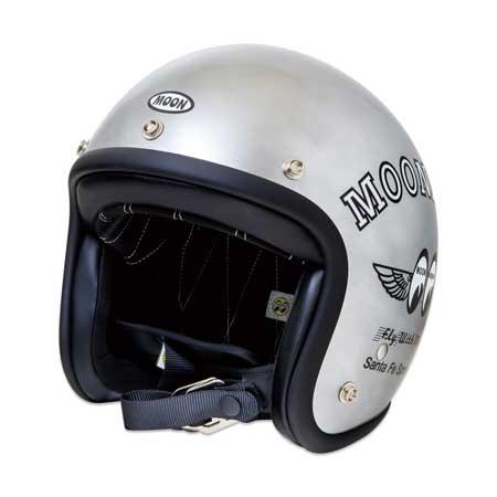 ムーンアイズ ヘルメット ジェットヘルメット バイク おしゃれ かっこいい ホットロッド アメリカン...