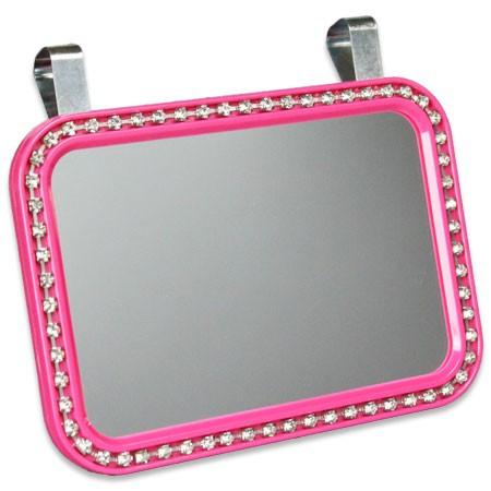 サンバイザー ミラー 鏡 車内 座席 便利 バニティミラー スモールクリップオンバイザーミラー ダイ...