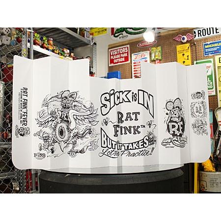 サンシェード ラットフィンク 車 日よけ おしゃれ 折り畳み フロントガラス カー用品 カーアクセサ...