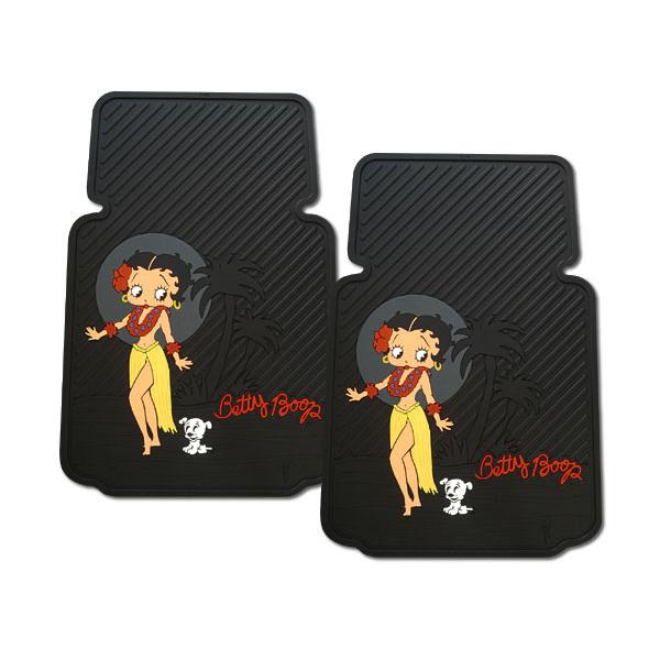 ベティ・ブープ カーマット フロアーマット 車 汎用 ラバーマット 普通車 軽自動車 おしゃれ フロ...