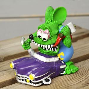 ラットフィンク フィギュア ホットロッド 車 モンスター アメリカ キャラクター ネズミ Rat Fink Kustom Fg Raf461ku Mon ウィルマート
