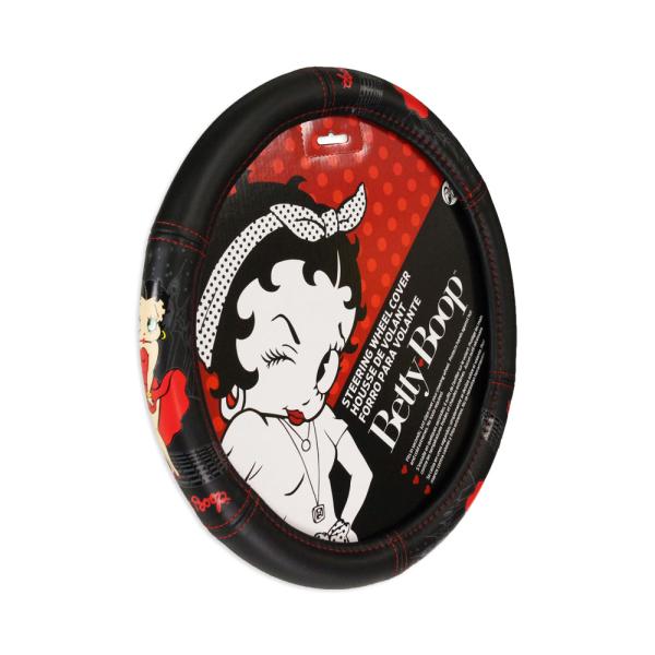 ベティ・ブープ BETTY BOOP ハンドルカバー 合皮 アメリカン おしゃれ かっこいい 軽自動...