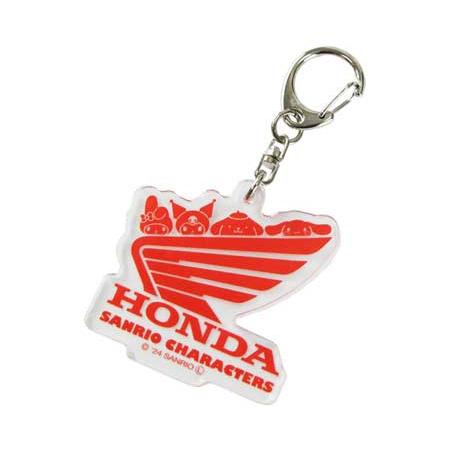 ホンダ キーホルダー キーリング おしゃれ かわいい 鍵 車 バイク サンリオ HONDA×サンリオ...