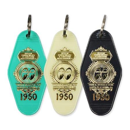 ムーンアイズ キーホルダー おしゃれ メンズ レディース ホテル キーリング モーテル 鍵 車 バイ...