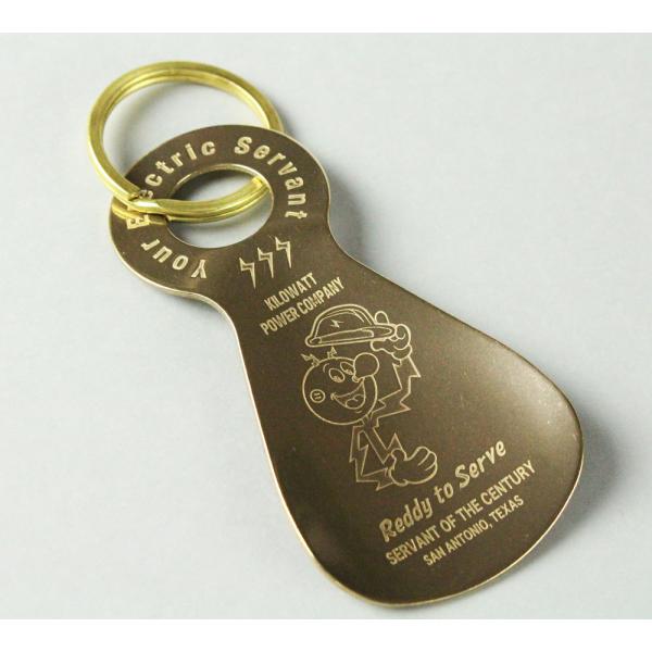 靴べら 携帯 キーホルダー おしゃれ アメリカ アメリカン雑貨 真鍮 シューホーン レディ・キロワッ...