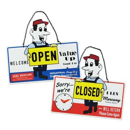 マーキュリー サインプレート 看板 OPEN CLOSED プレート おしゃれ アメリカン かっこい...