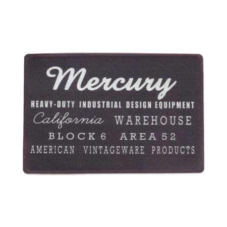 マーキュリー 玄関マット 屋外 屋内 おしゃれ かっこいい フロアーマット インテリア アメリカン ...