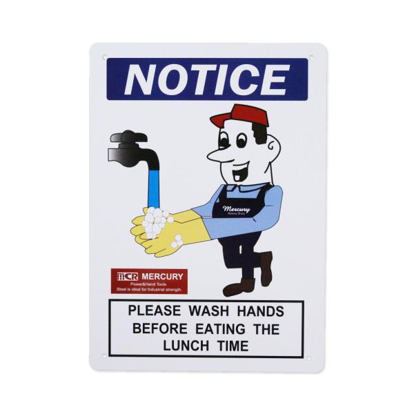 マーキュリー サインプレート 看板 コロナ 感染 予防 手洗い インテリア 雑貨 アメリカン おしゃ...