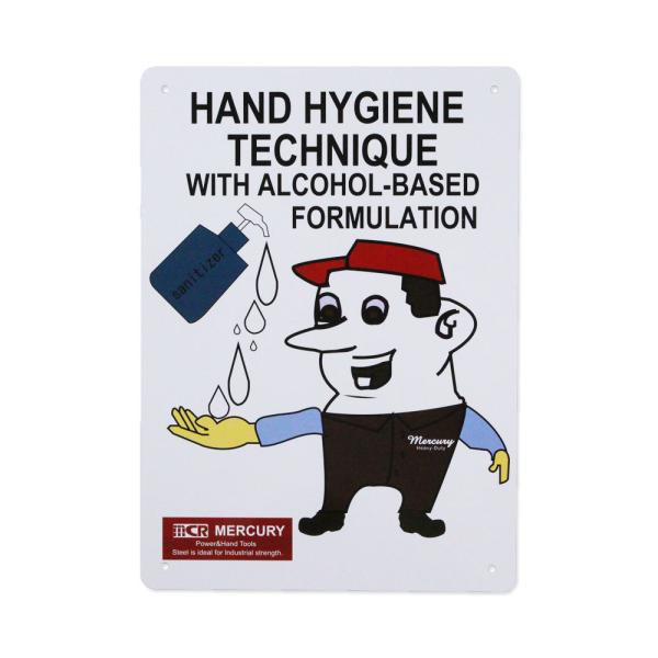 マーキュリー サインプレート 看板 コロナ 感染 予防 消毒 インテリア 雑貨 アメリカン おしゃれ...